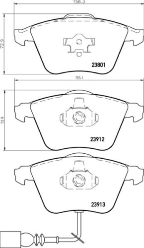 MDB2677 M1144 MINTEX KLOCKI HAMULCOWE