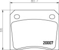 MGB521 M1144 MINTEX KLOCKI HAMULCOWE