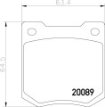 MGB535M1144 MINTEX KLOCKI HAMULCOWE