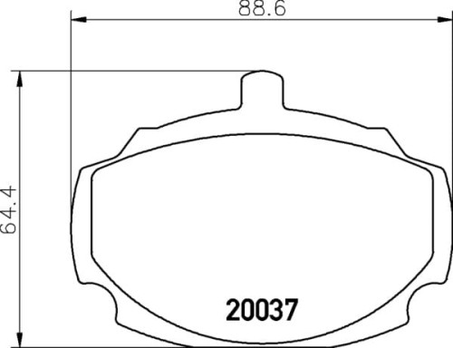 MLB10 M1155 MINTEX KLOCKI HAMULCOWE