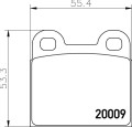 MDB1012 F2R 15.00 MINTEX KLOCKI HAMULCOWE