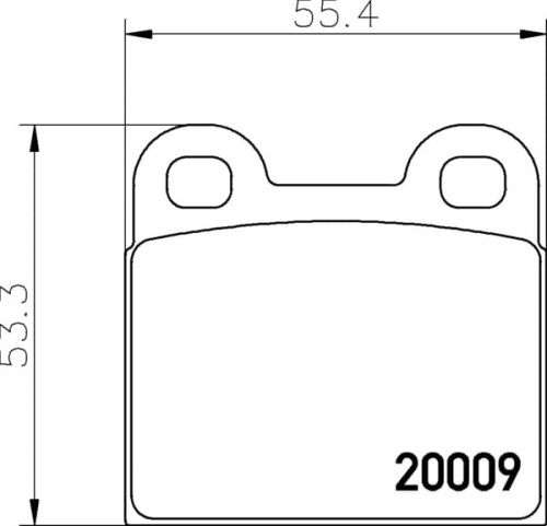 MDB1012 F2R 15.00 MINTEX KLOCKI HAMULCOWE