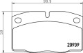 MDB1141 F4R 15.00 F4R MINTEX KLOCKI HAMULCOWE