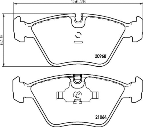 MDB1400 F4R 15.00 MINTEX KLOCKI HAMULCOWE
