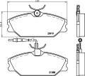 MDB1613 F3R 18.50 MINTEX KLOCKI HAMULCOWE