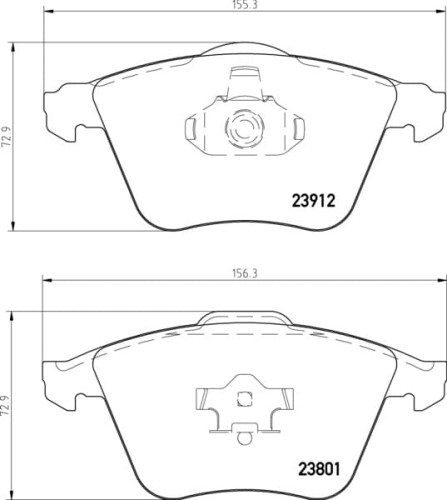 MDB2749 F3R 18.00 MINTEX KLOCKI HAMULCOWE