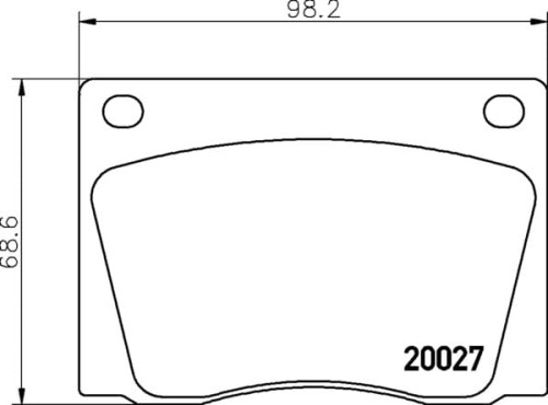 MGB522 F2R 16.00 MINTEX KLOCKI HAMULCOWE