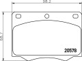 MGB642 F2R 15.10 MINTEX KLOCKI HAMULCOWE
