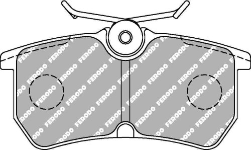 FCP1319H DS2500 FERODO KLOCKI HAMULCOWE