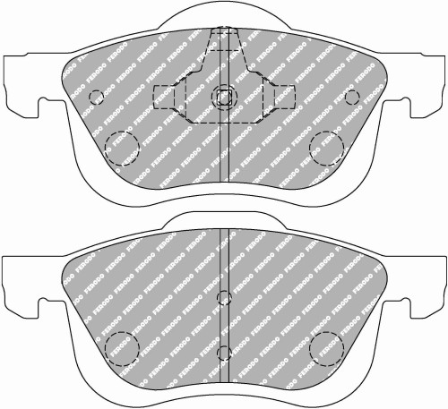 FCP1382H DS2500 FERODO KLOCKI HAMULCOWE