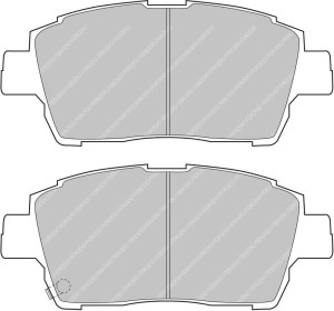 FCP1392H DS2500 FERODO KLOCKI HAMULCOWE