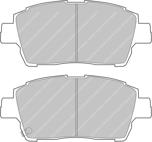 FCP1392H DS2500 FERODO KLOCKI HAMULCOWE
