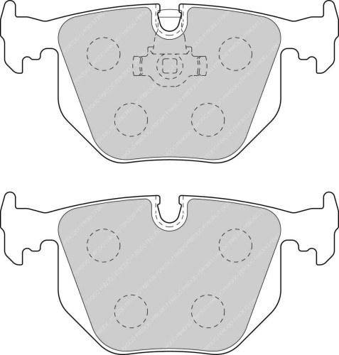FCP1483H DS2500 FERODO KLOCKI HAMULCOWE