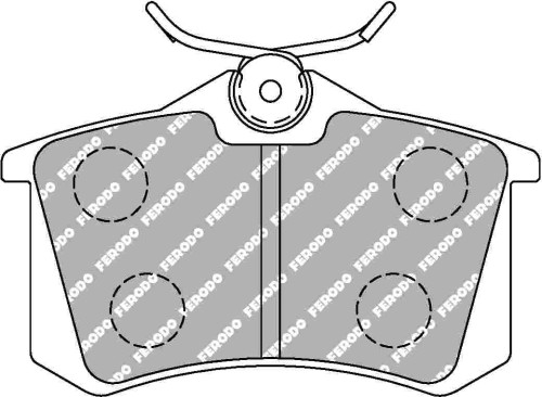 FCP1491H DS2500 FERODO KLOCKI HAMULCOWE
