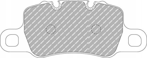 FCP4665H Ferodo DS2500 Porsche 991 GT3 Turbo S Tył