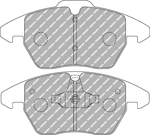 FCP1641H DS2500 FERODO KLOCKI HAMULCOWE