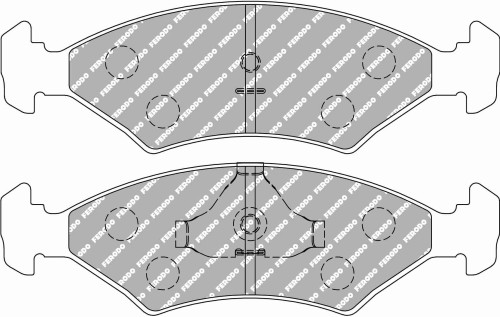 FCP206R DS3000 FERODO KLOCKI HAMULCOWE