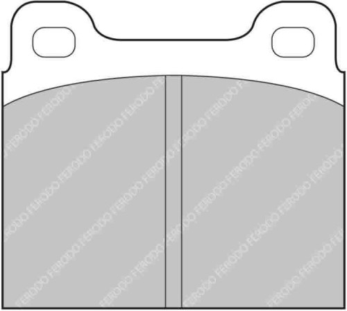FCP2H DS2500 FERODO KLOCKI HAMULCOWE