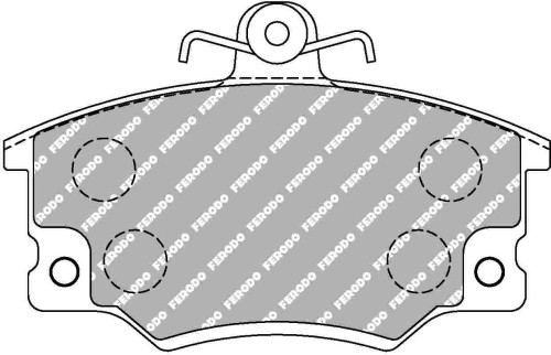 FCP370H DS2500 FERODO KLOCKI HAMULCOWE