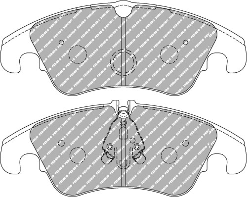 FCP4044H DS2500 FERODO KLOCKI HAMULCOWE