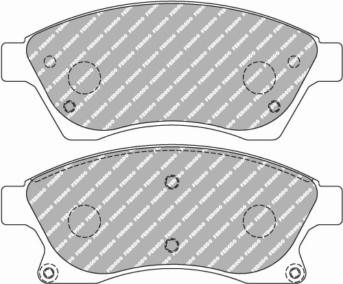 FCP4262H DS2500 FERODO KLOCKI HAMULCOWE