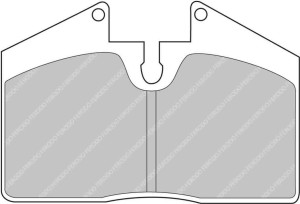 FCP451H DS2500 FERODO KLOCKI HAMULCOWE
