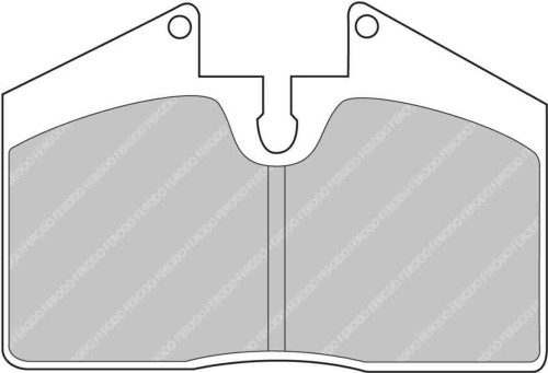 FCP451H DS2500 FERODO KLOCKI HAMULCOWE
