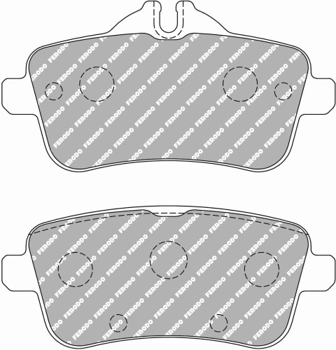 FCP4587H DS2500 FERODO KLOCKI HAMULCOWE