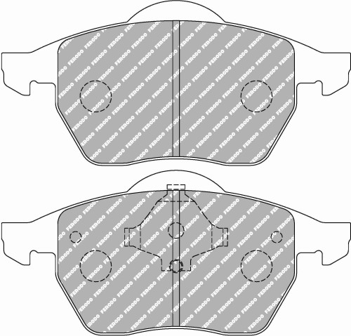 FCP590R D3000 FERODO KLOCKI HAMULCOWE