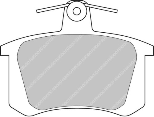 FCP596H D2500 FERODO KLOCKI HAMULCOWE