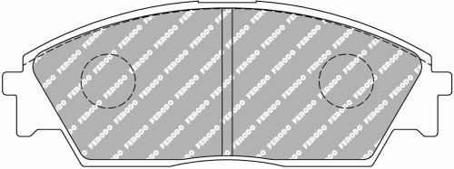 FCP598H D2500 FERODO KLOCKI HAMULCOWE