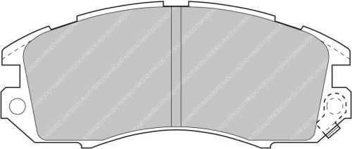 FCP789R D3000 FERODO KLOCKI HAMULCOWE