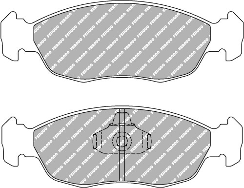 FCP876R D3000 FERODO KLOCKI HAMULCOWE