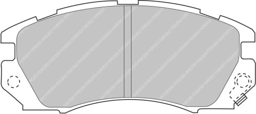 FCP948H D2500 FERODO KLOCKI HAMULCOWE