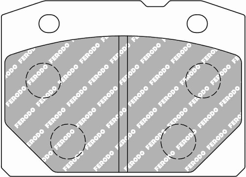 FCP96H D2500 FERODO KLOCKI HAMULCOWE