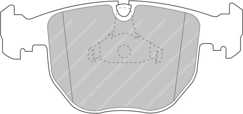 FCP997H DS2500 FERODO KLOCKI HAMULCOWE