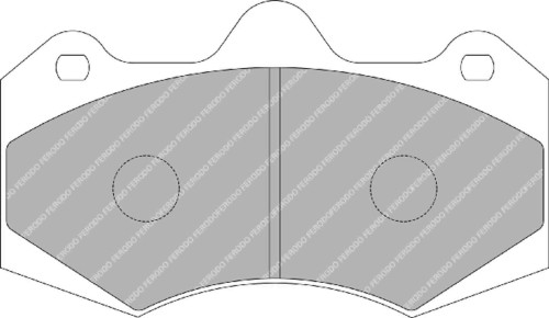 FRP3084H DS2500 FERODO KLOCKI HAMULCOWE