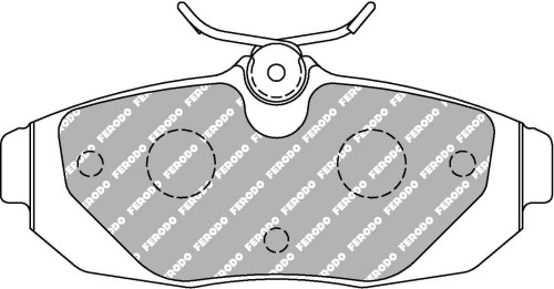 FRP3130H DS2500 FERODO KLOCKI HAMULCOWE