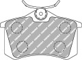 FDS1083 FERODO KLOCKI HAMULCOWE