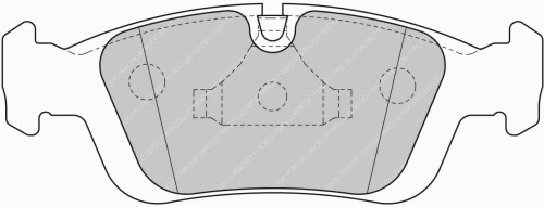 FDS1300 FERODO KLOCKI HAMULCOWE