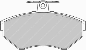 FDS1312 FERODO KLOCKI HAMULCOWE