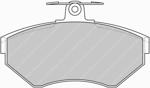 FDS1312 FERODO KLOCKI HAMULCOWE