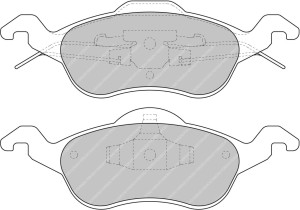 FDS1318 FERODO KLOCKI HAMULCOWE