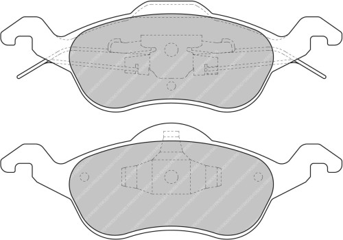 FDS1318 FERODO KLOCKI HAMULCOWE