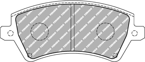FDS1573 FERODO KLOCKI HAMULCOWE