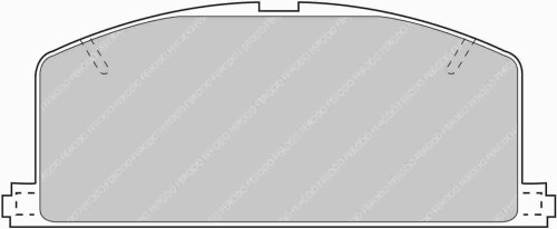 FDS308 FERODO KLOCKI HAMULCOWE