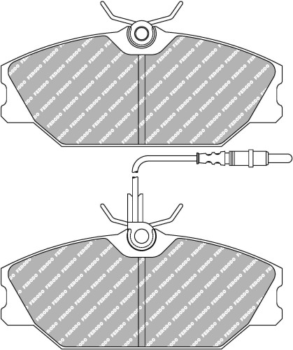 FDS406 FERODO KLOCKI HAMULCOWE
