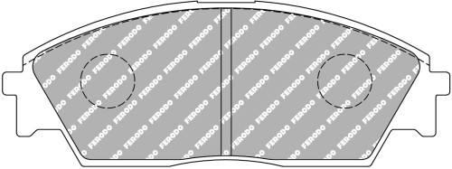 FDS598 FERODO KLOCKI HAMULCOWE
