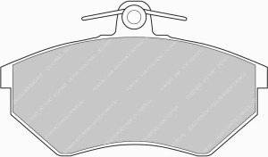 FDS774 FERODO KLOCKI HAMULCOWE