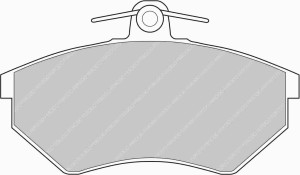 FDS775 FERODO KLOCKI HAMULCOWE